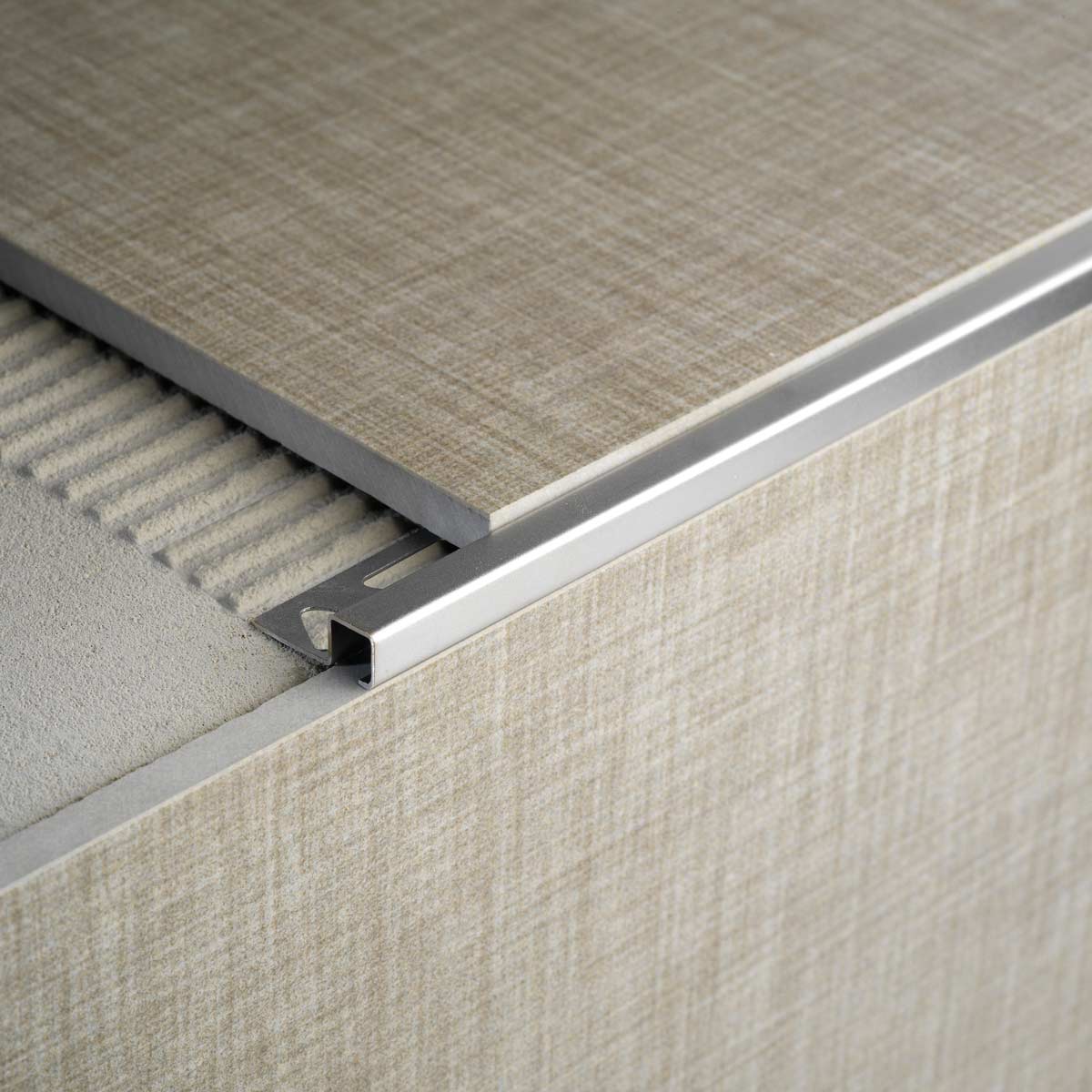 Profilitec Square Jolly Stainless Steel Trim 12.5mm