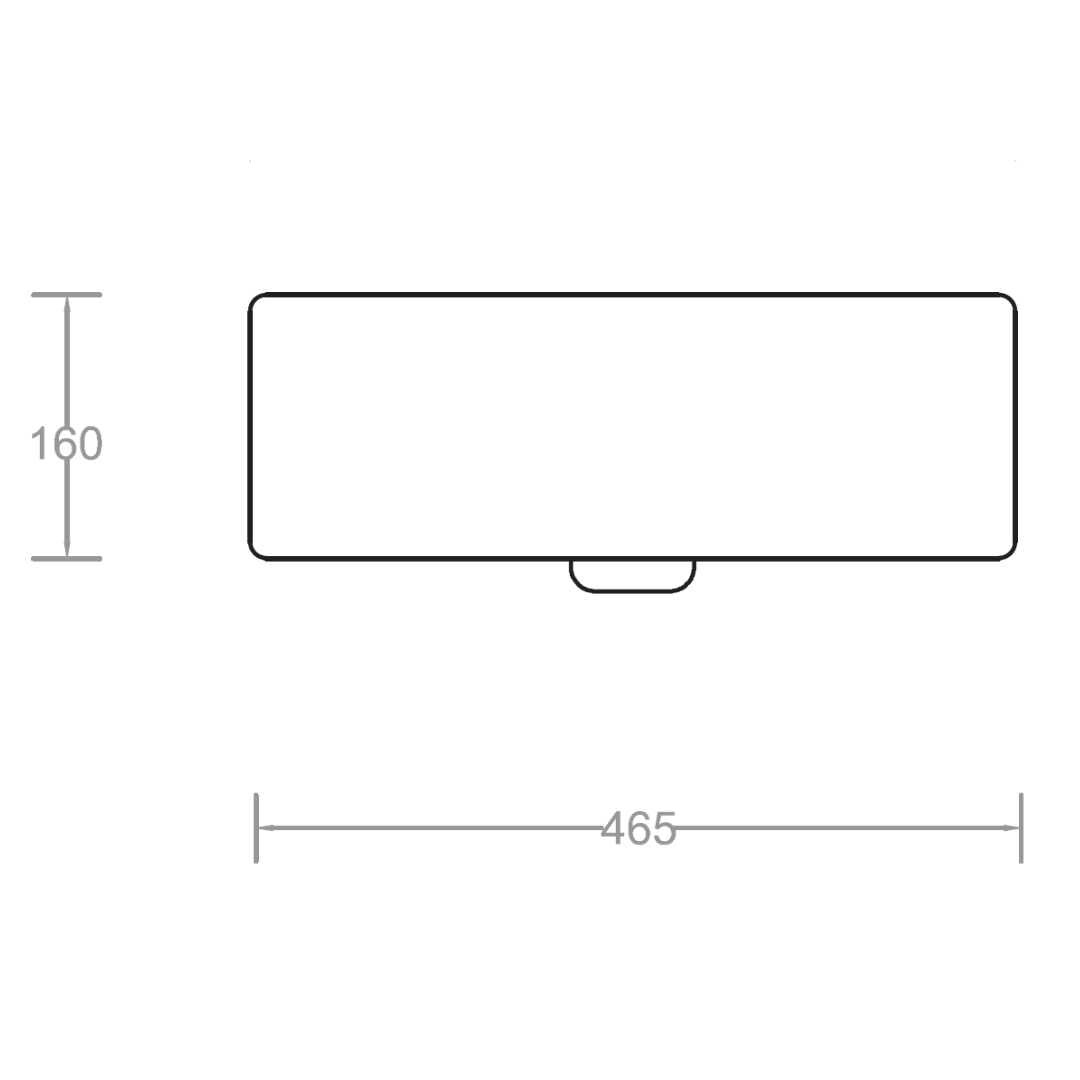 Betta Moretta Counter Top Basin 460x460x105mm