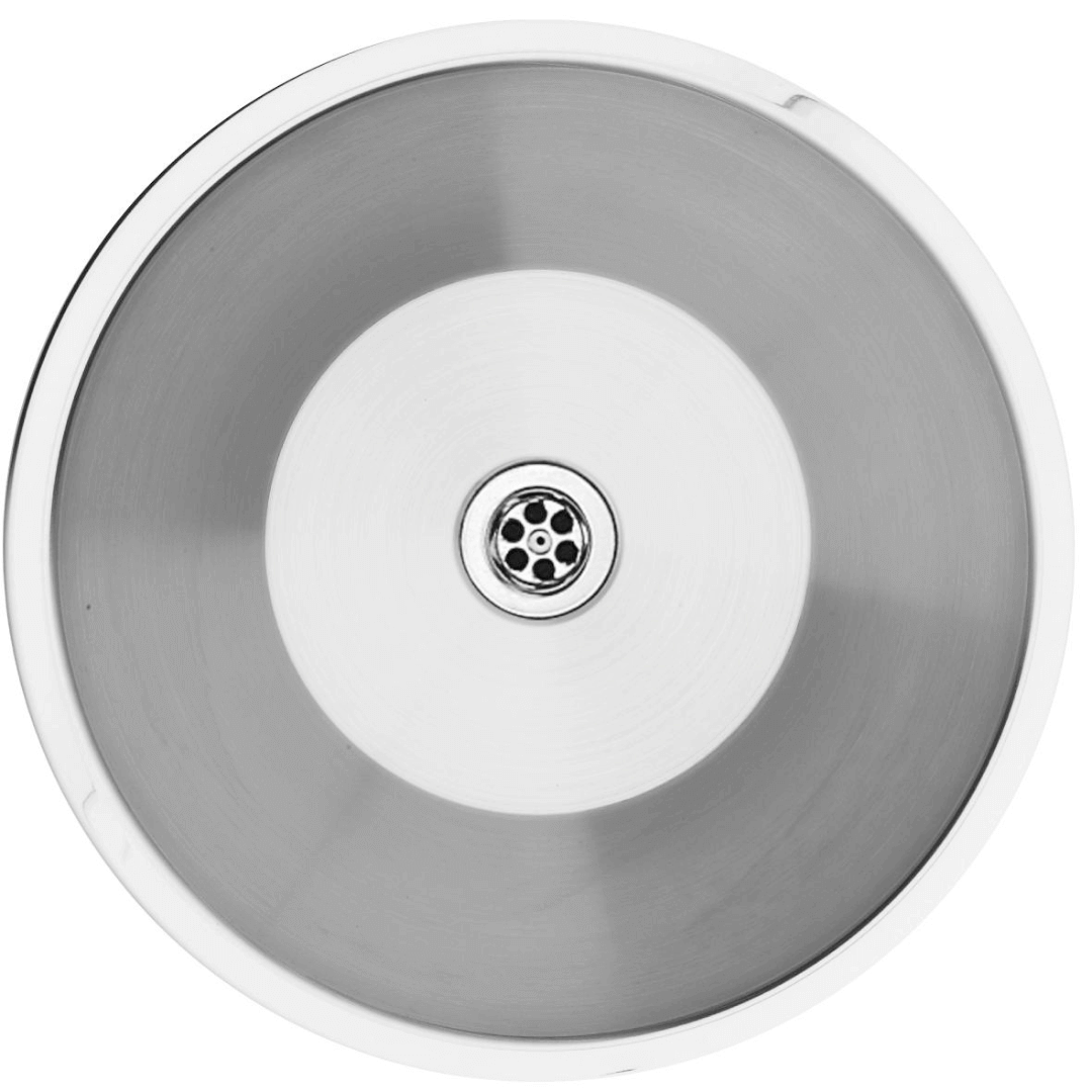 Franke Rondo RDX 610-44 Inset Prep Bowl 450x450x157mm