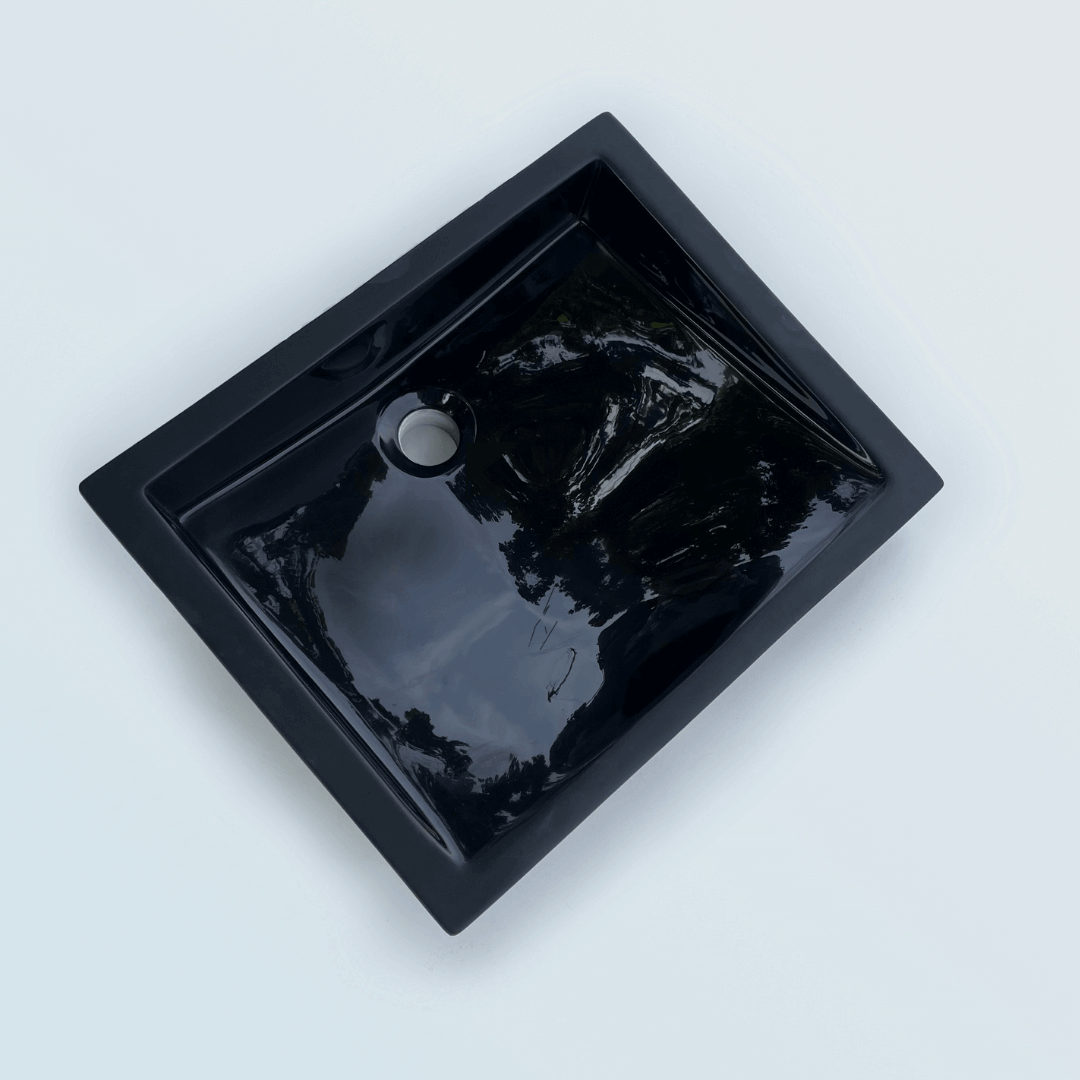 Rossco Swift Black Medium Undercounter Basin 325x405x140mm