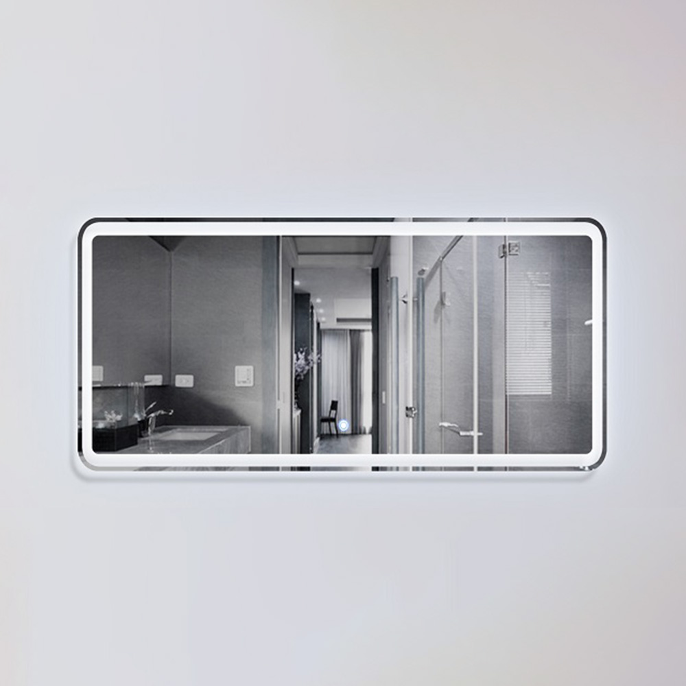 Clear Cube LED Light Up Touch Mirror 1200x600mm