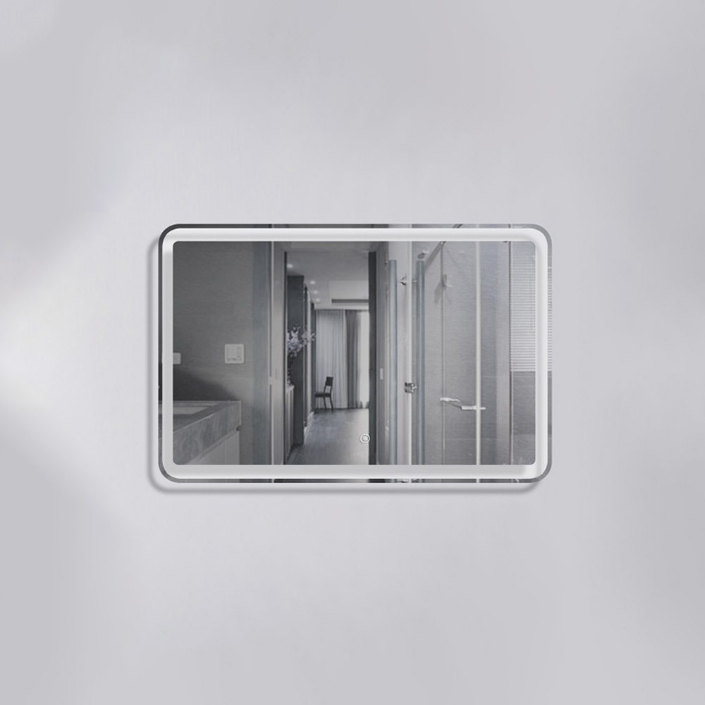 Clear Cube LED Light Up Touch Mirror 900x600mm