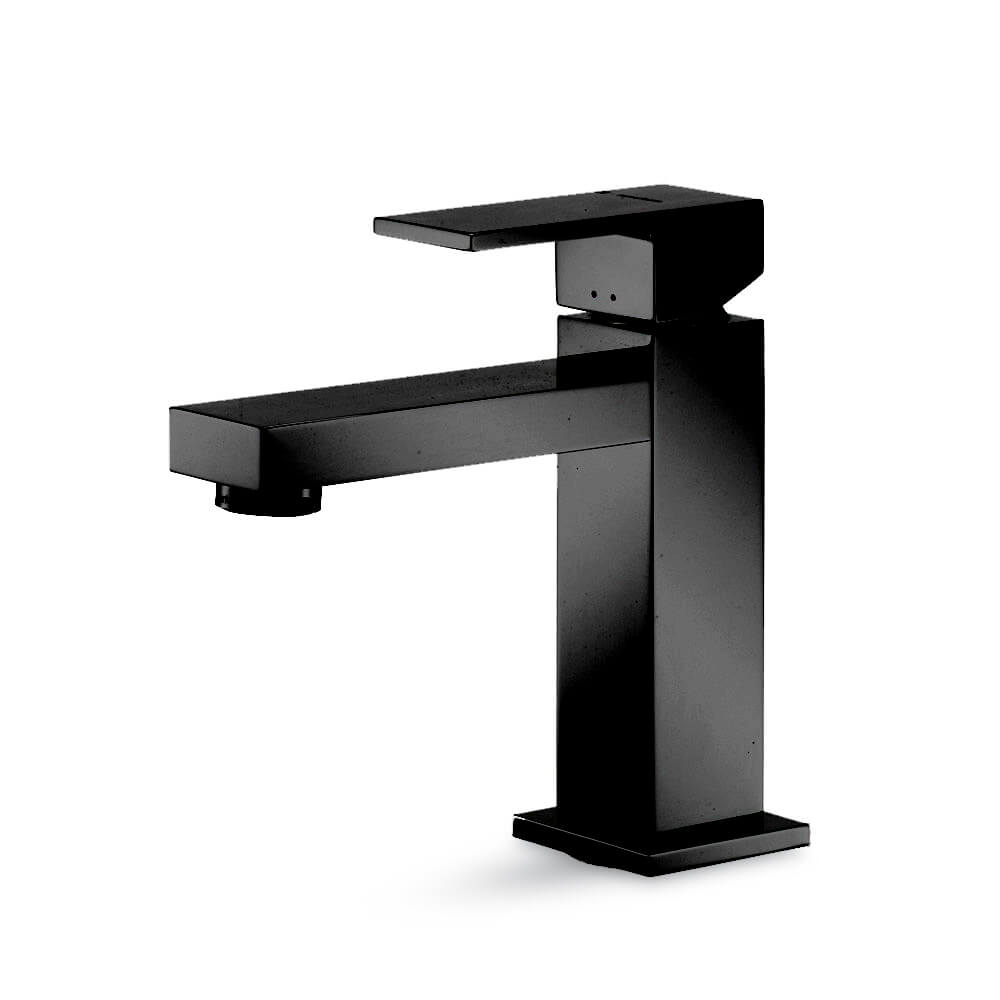 Newform Ergo Q Basin Mixer Black - Stiles