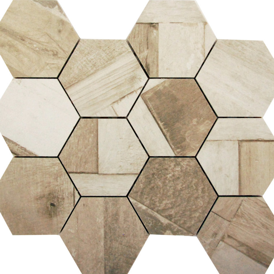 DJ Doors Bergamo Hexagon 265x308mm_Stiles_Product_Image