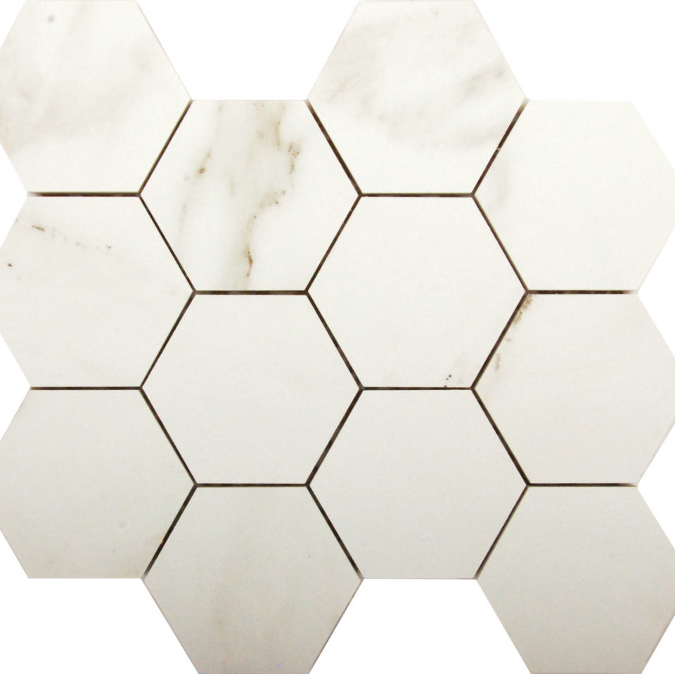 DJ Doors Carrara Hexagon 265x308mm_Stiles_Product_Image