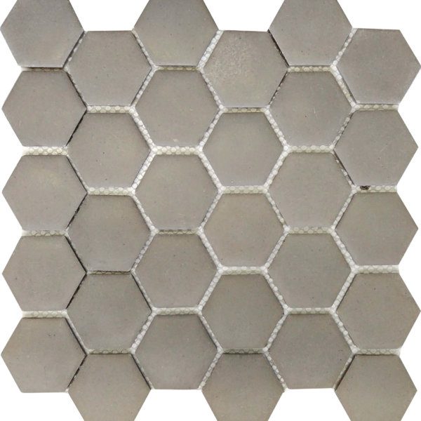 DJ Resin Hexagon Light Grey 275x280mm_Stiles_Product_Image