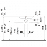 D 2nd Floor Undercounter Basin 525x350mm_Stiles_TechDrawing_Image6