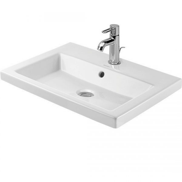 Duravit 2nd Floor Drop-in Basin 600x430mm_Stiles_Product_Image