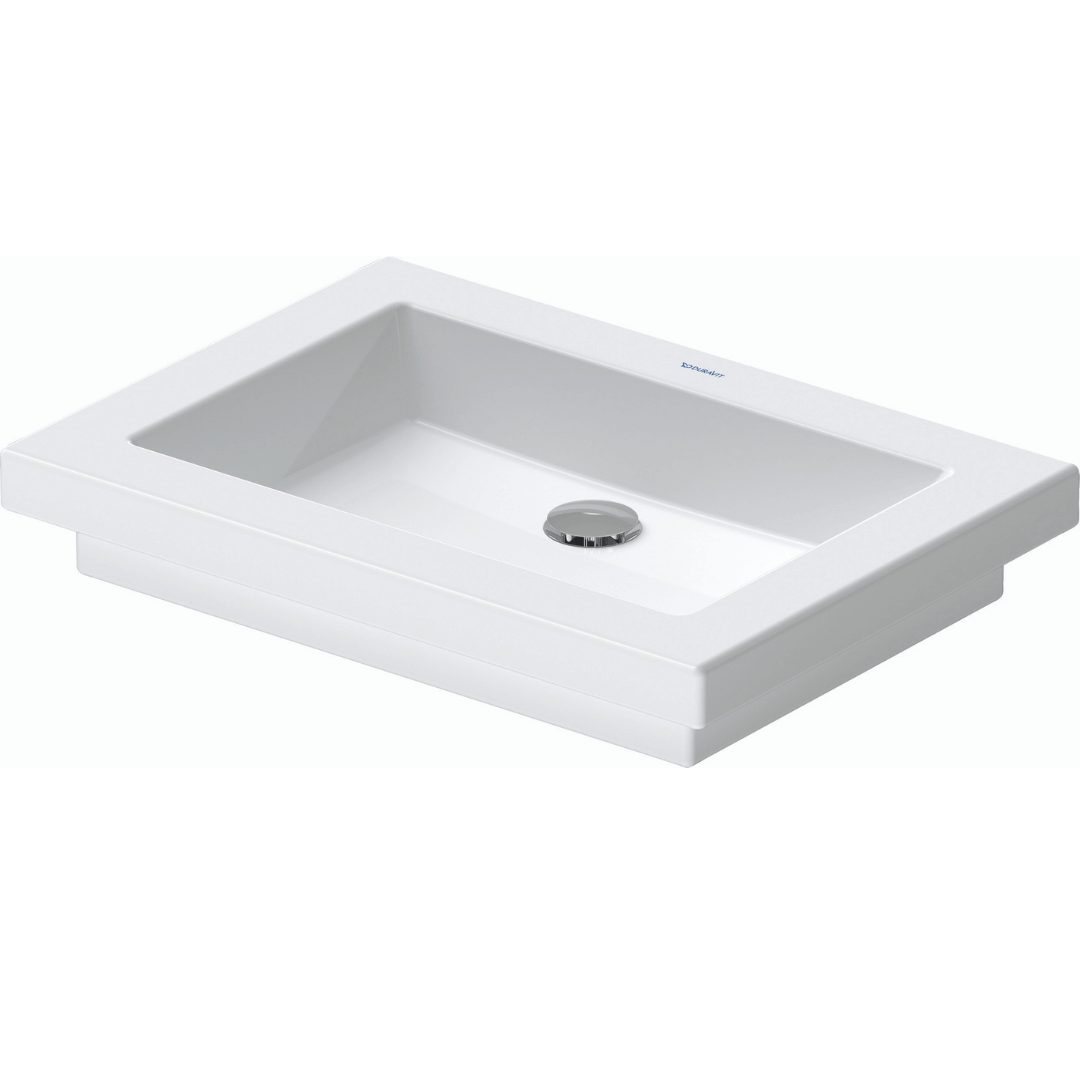 Duravit 2nd floor Grounded Counter Top Basin 580x415mm_Stiles_Product_Image