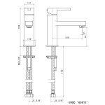 65812_N Ergo Basin Mixer 159mm_Stiles_TechDrawing_Image