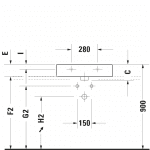 D Vero Grounded CT Basin 600x470mm_Stiles_TechDrawing_Image3