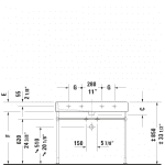 D Vero Grounded CT Basin SO 1000x470mm_Stiles_TechDrawing18