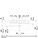 D Vero Grounded CT Basin SO 1000x470mm_Stiles_TechDrawing2