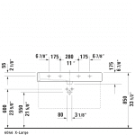 D Vero Grounded CT Basin SO 1000x470mm_Stiles_TechDrawing5