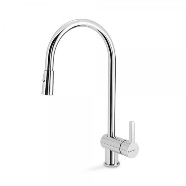 65925 Newform Ergo Double Jet Sink Mixer (with pull out swivel spout)_Stiles_Product_Image