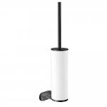672161 Newform Linfa-ORama Matt Black Toilet Brush Holder_Stiles_Product_Image