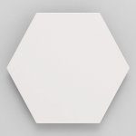 Geotiles Solid White 258x290mm_Stiles_Product_Image