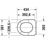 002169 D-Neo SoftClose Toilet Seat_Stiles_TechDrawing_Image2