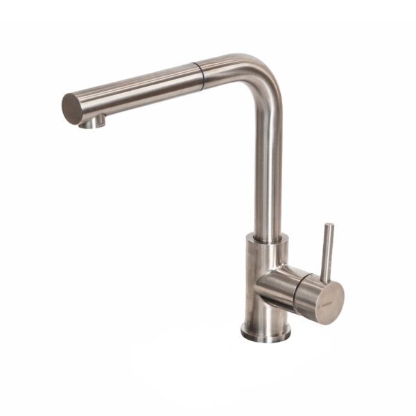 63425X Newform Real Steel Sink Mixer with pull out spout_Stiles_Product_Image