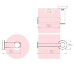 4607 BB SS Polished Toilet Paper Holder (left)_Stiles_TechDrawing_Image