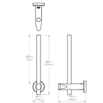 8204 BB Polished SS Spare Paper Holder_Stiles_TechDrawing_Image