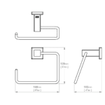 8541 BB SS Polished Towel Ring_Stiles_TechDrawing_Image