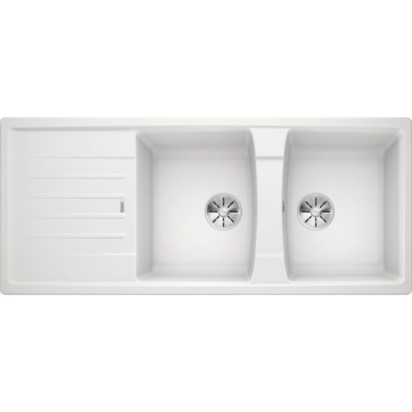BL00524984 Lexa 8 S White Silgranit Sink_Stiles_Product_Image