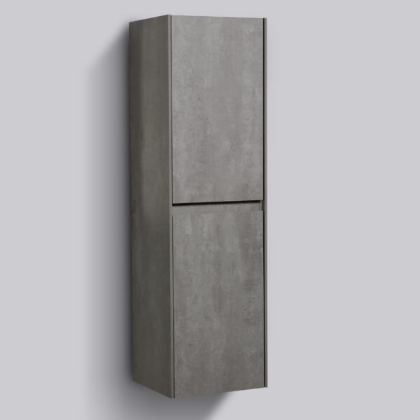 Clear Cube Enzo Concrete Side Cabinet 350x300x1200mm_Stiles_Product_Image