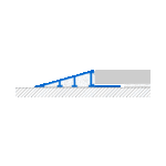 ZR100AS Profilitec ZeroTec Aluminium Silver Ramp 10mm_Stiles_TechDrawing_Image