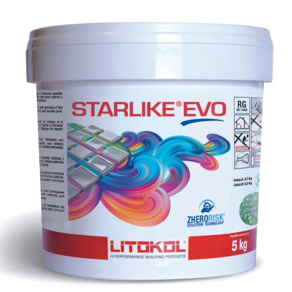 Litokol Starlike Evo 145 Carbon Black Base Colour 5kg_Stiles_Product_Image