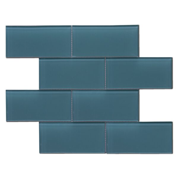 Global Stone Aquamarine Subway Mosaic 300x300mm_Stiles_Product_Image