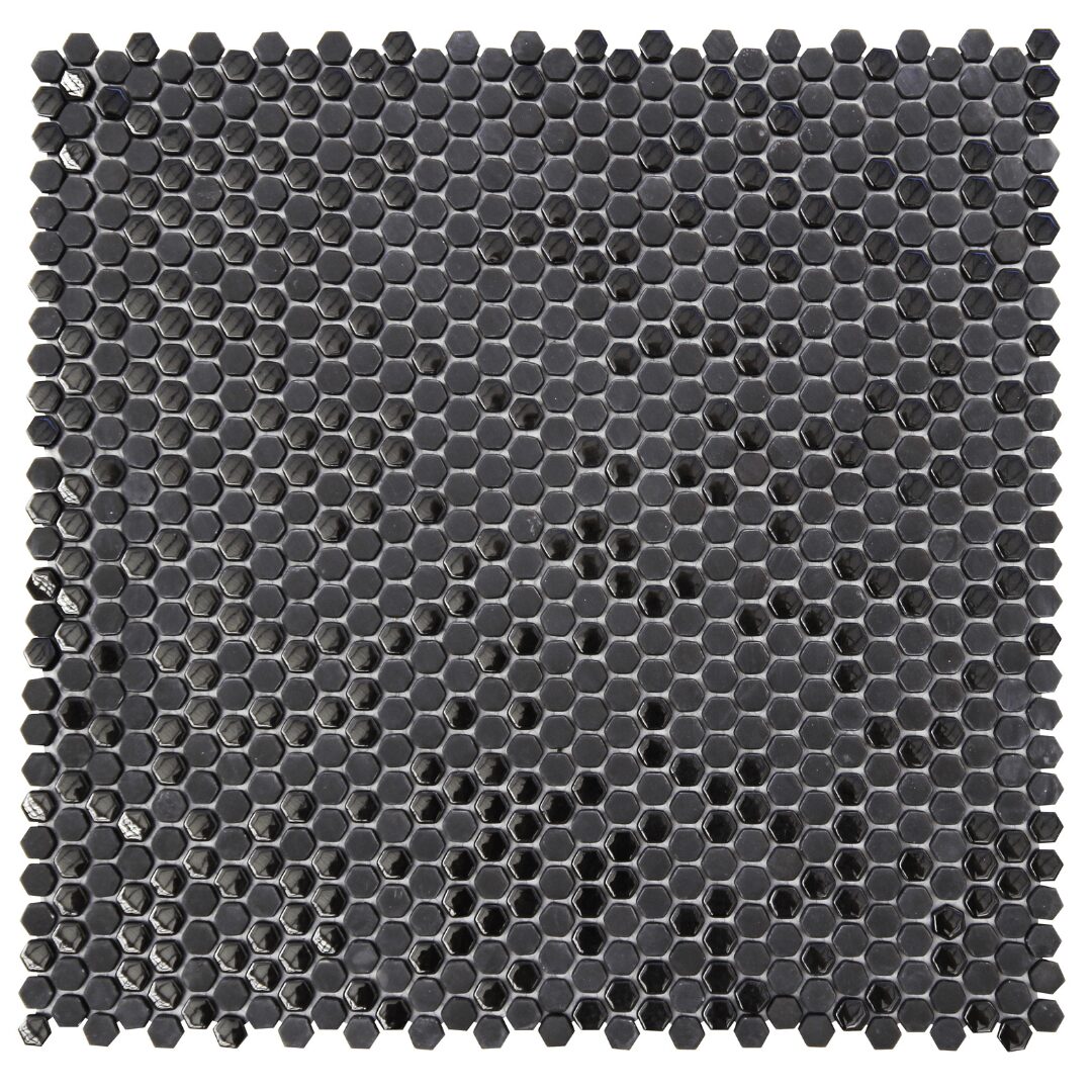 Global Stone Black Honeycomb Mosaic 310x301mm_Stiles_Product_Image
