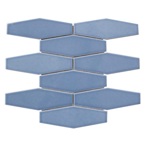 Global Stone Steel Blue Long Hexagonal Mosaic 307x297mm_Stiles_Product_Image