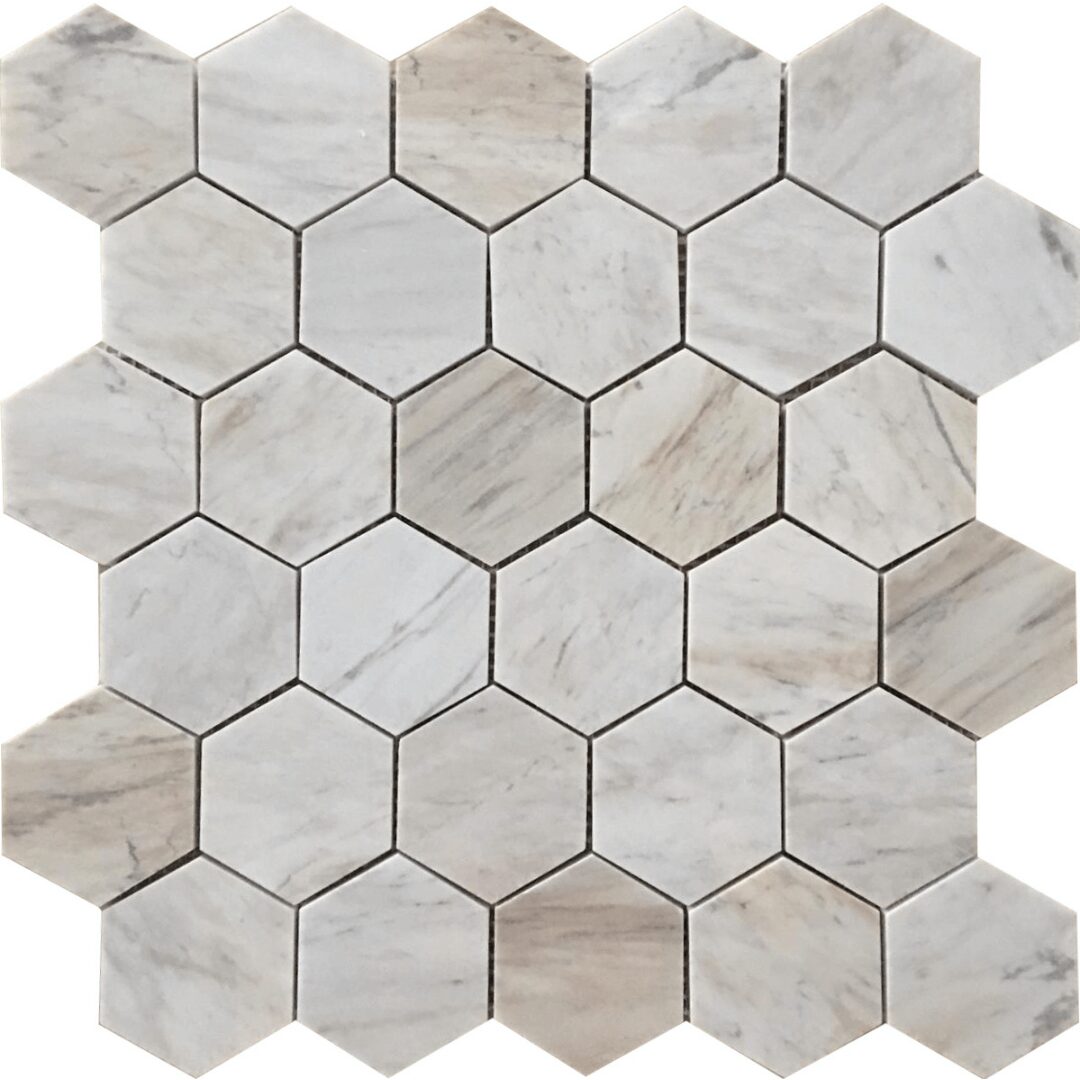 Global Stone Wooden Vein Hexagon Polished Mosaic 50_280x275mm_Stiles_Product_Image