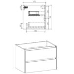 CC Enzo White Cabinet and Madrid Basin 800x500mm_Stiles_TechDrawing_Image2