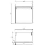CC Enzo White Cabinet and basin 540mm_Stiles_TechDrawing_Image