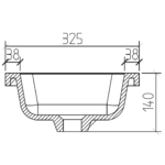 CC Enzo White Cabinet and basin 540mm_Stiles_TechDrawing_Image6