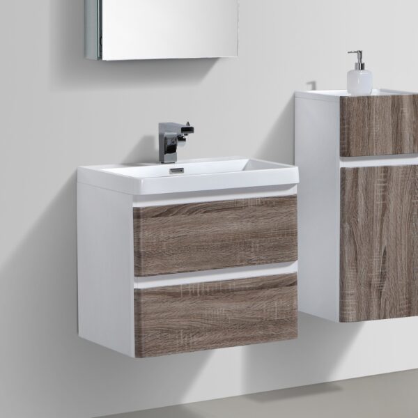 Clear Cube Milan SilvOak White DD Cab and Basin 600x500mm_Stiles_Product_Image2