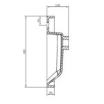 CC Milan White DD Cab and Basin 900x500mm_Stiles_TechDrawing_Image4