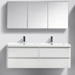 CC Milan White Gloss 4 Drawer Cabinet 1500x500mm_Stiles_Product_Image