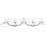 CC Milan White Gloss DD Cabinet and Basin 1200x500mm_Stiles_TechDrawing_Image4