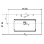 Clear Cube Enzo Concrete Cabinet and Basin 800x480mm_Stiles_TechDrawing_Image5