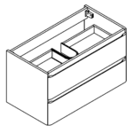 Clear Cube Lazio Birch DD Cabinet 900x480mm_Stiles_TechDrawing_Image3