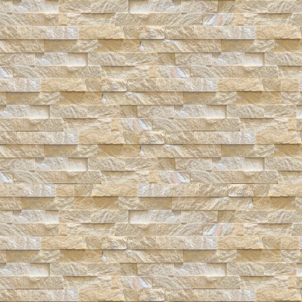 GS-CL021 Global Stone Cladding Riven Crema 550x150mm_Stiles_Product_Image