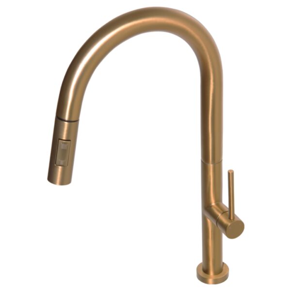NM0A017 Blutide Neo Brushed Brass Sink Mixer Pullout_Stiles_Product_Image