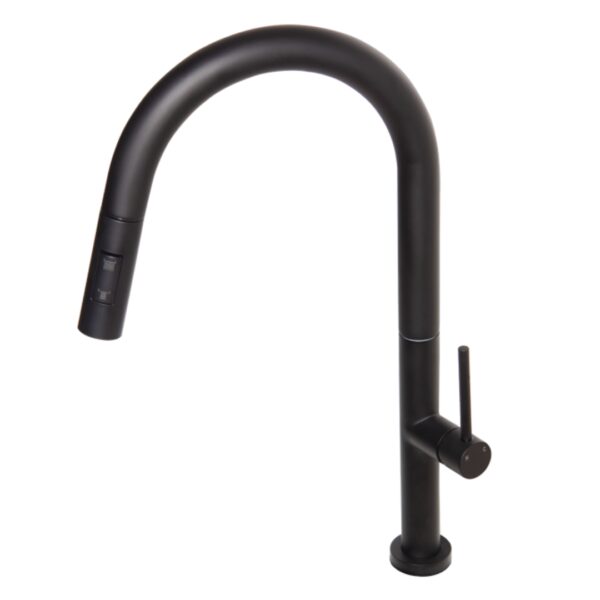 NM0B017 Blutide Neo Black Sink Mixer Pullout_Stiles_Product_Image