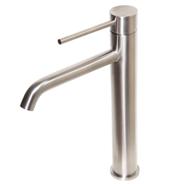 NM0S012 Blutide Neo Brushed Stainless Steel High Basin Mixer_Stiles_Product_Image