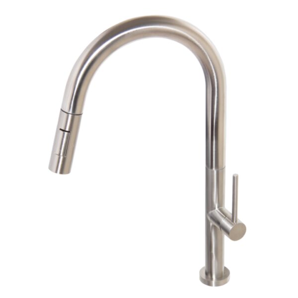 NM0S017 Blutide Neo Brushed Stainless Steel Sink Mixer Pullout_Stiles_Product_Image
