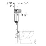109.235.00.1 Geberit Alpha concealed cistern 12cm_Stiles_TechDrawing_Image2