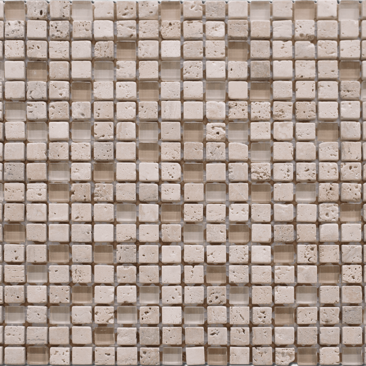 GS-SG02 Global Stone Travertine Blend Mosaic 15x15305x305mm_Stiles_Product_Image2